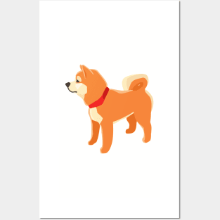 Shiba Inu #2 Posters and Art